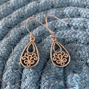 Elegant Sterling Silver Teardrop Earrings